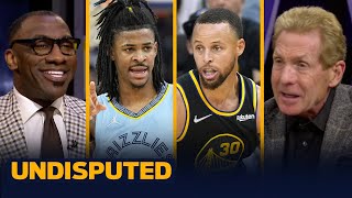 Ja Morant injures knee as Steph Curry, Warriors take Game 3 vs. Grizzlies | NBA | UNDISPUTED