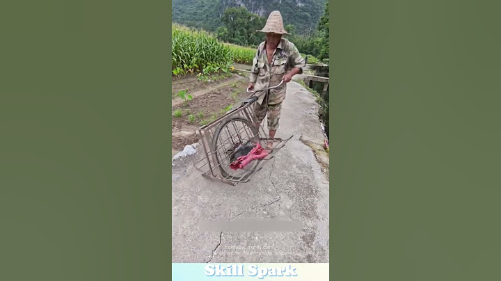 Foldable farm cart:The ultimate countryside hauler! #diy #tools #transport