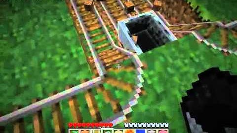 Minecraft Tutorial - How to make a Minecart Booster Variation ( german )