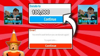 How To Fix Bloxburg Donation Error