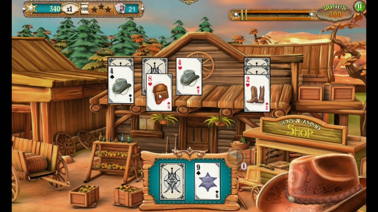 Solitaire Chronicles: Wild Guns - WildTangent Games