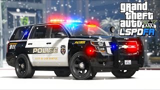 Police station under ATTACK in the blizzard!! (GTA 5 Mods  LSPDFR Gameplay)