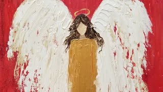DownloadAbstract Angel Palette Knife Tutorial LIVE Acrylic Painting Techniques MP3 MP4 Abstract Angel Palette Knife Tutorial LIVE Acrylic Painting Techniques
