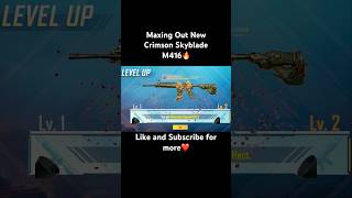 MAXED OUT Crimson Skyblade M416 – Full Upgrade Showcase 😈 | BGMI PUBG