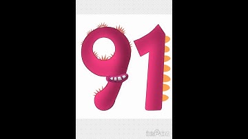 Endless Number 91 is a boy for @Numberblock54