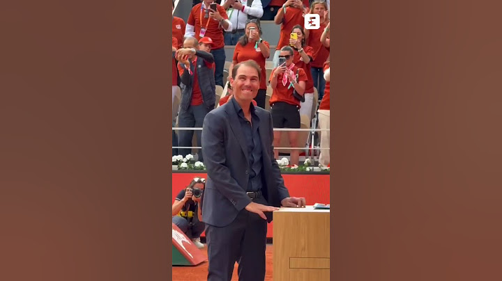 Il tributo a Rafael NADAL 🙏