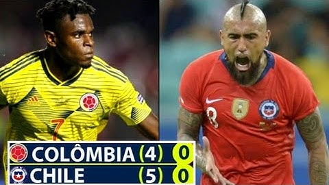Colombia 0 x 0 Chile (4×5)Melhores Momentos Quartas de Final Copa américa 2019