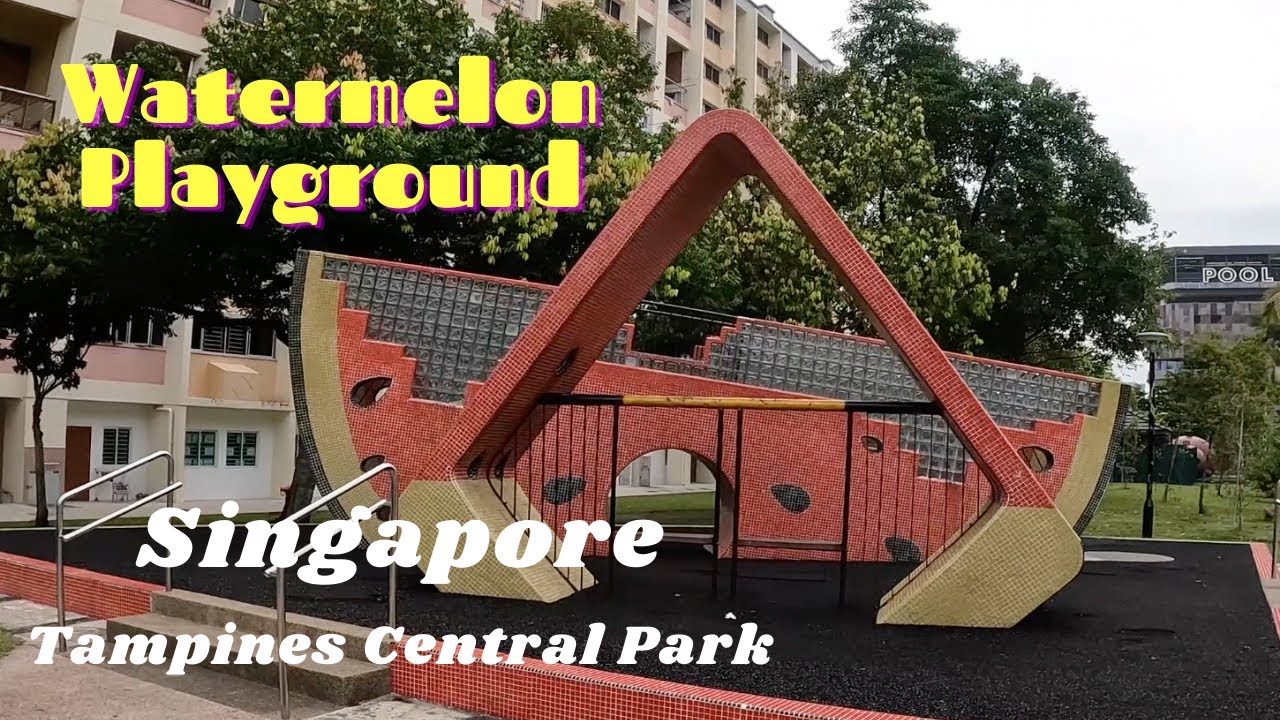 Singapore Walking Tours - Tampines Central Park Oct 2021 [4K]