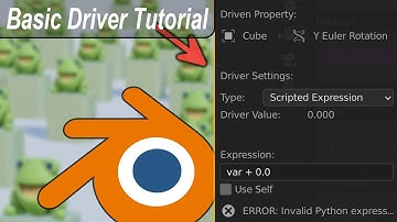 Basic Driver Tutorial In Blender!