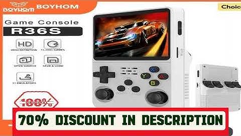 A must-have product! Open Source R36S Retro Handheld Video Game Console Linux System 3.5 Inch IPS