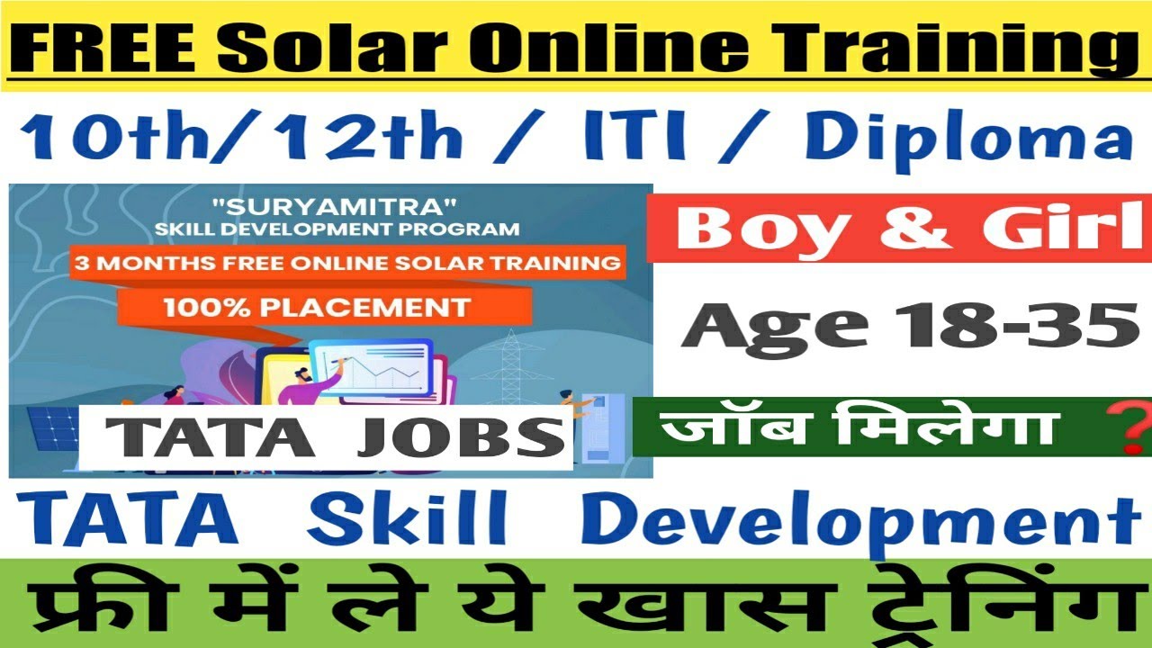 TATA Power Solar Training | Suryamitra Solar | Free Online Solar ...