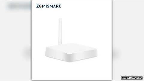 Zemismart Zigbee Hub with Antenna Smart Home Bridge Wired Gateway with Network Cable Work with
