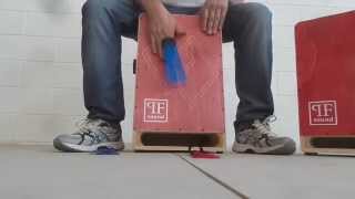 Big Bass cajon con spazzole da dita  PFSound