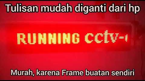Running text termurah frame buat sendiri