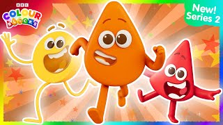 Orange's Gym | Series 2 Episode 7 Clip | Kids Learn Colours | Colourblocks