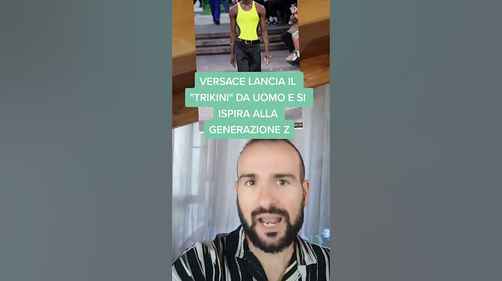 Versace si ispira alla Generazione Z lancia il "trikini" da uomo! #curiositàsullamoda #moda #versace