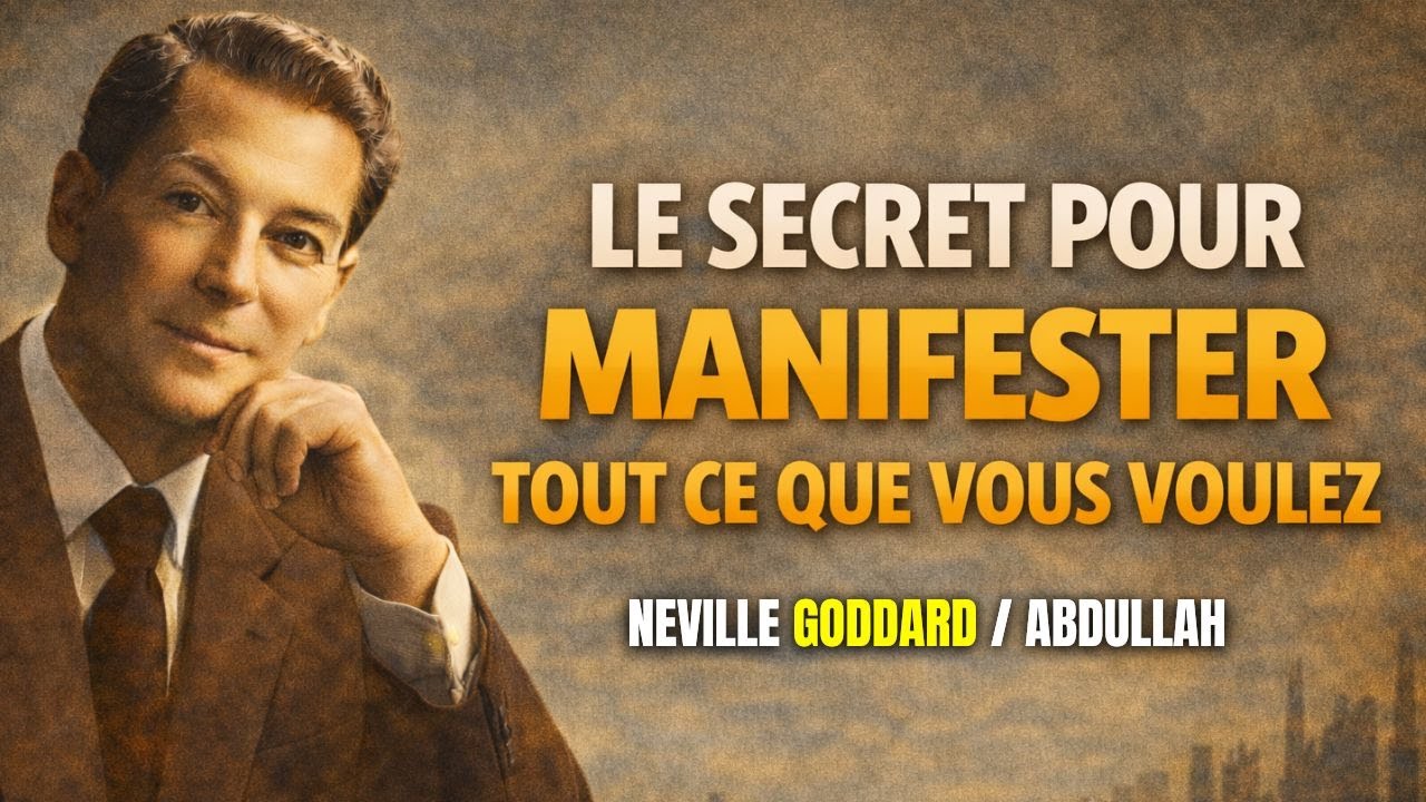 NEVILLE GODDARD   AGIS COMME SI TU ÉTAIS LA PERSONNE LA PLUS CHANCEUSE AU MONDE – LE SECRET POUR MAN