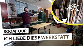 Die optimale Garagen-Werkstatt - Holz und Metall auf 25qm | Roomtour