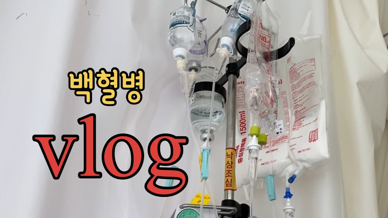 백혈병 브이로그 |급성골수성백혈병 병원브이로그