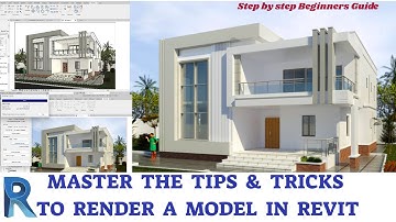 How to Render Model in Revit || A Step-by-Step Guide to Render Models in Revit