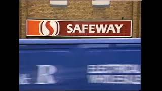 Safeway Supermarket | Supermarkets | British Shoppers | Stock Footage | TN-SL-029-002