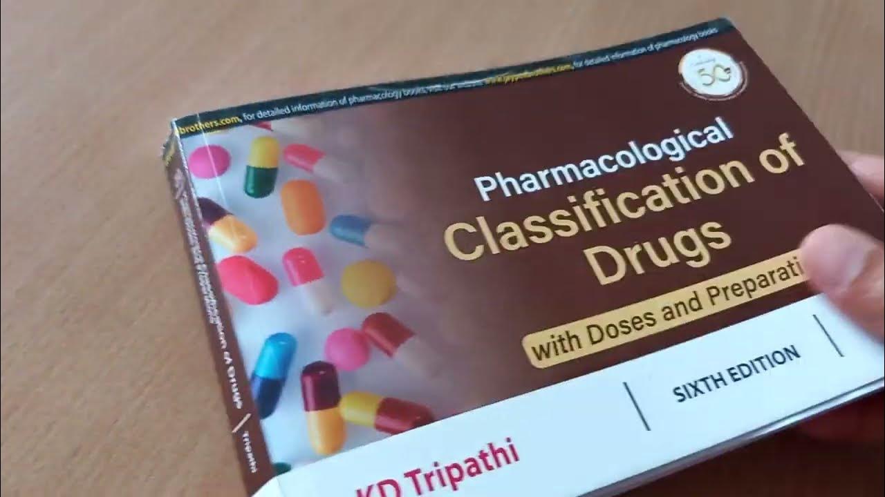 Kd Tripathi Classification 6th Edition Pdf Free Download Pharmacology KD Tripathi KDT Pharmcological Classification of Drugs