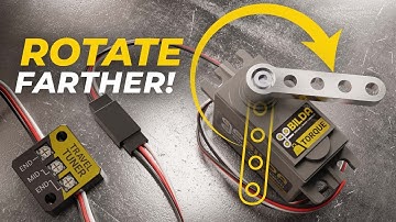 Servo Travel Tuner - Easily Control How Far Your Servo Rotates!