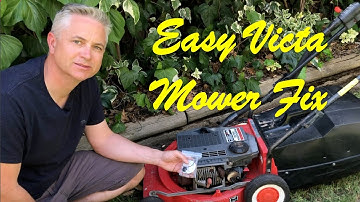 Victa 2 Stroke Lawnmower Easy Carby Fix - How to fix leaky primer bulb and flooding carburettor