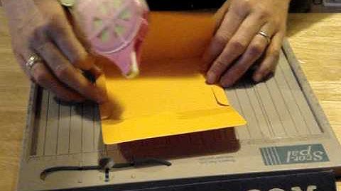 How to make an A2 envelope on a ScorPal