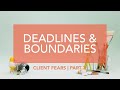 Illustration Client Deadlines & Managing Boundaries | Client Fears Part 3