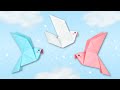 Paloma De Origami Pájaro De Origami