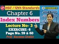 Economics || Index Numbers || Chapter 6 | Class 12th | Lecture No. 2 | Prof. Nazneen Shaikh |