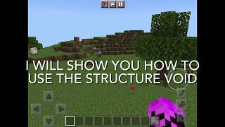 How To Get And Use A Structure Void In Minecraft