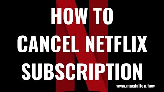 كيفية إلغاء اشتراك Netflix