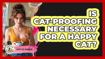 Is Cat-proofing Necessary For A Happy Cat? - Happy Cat Handbook