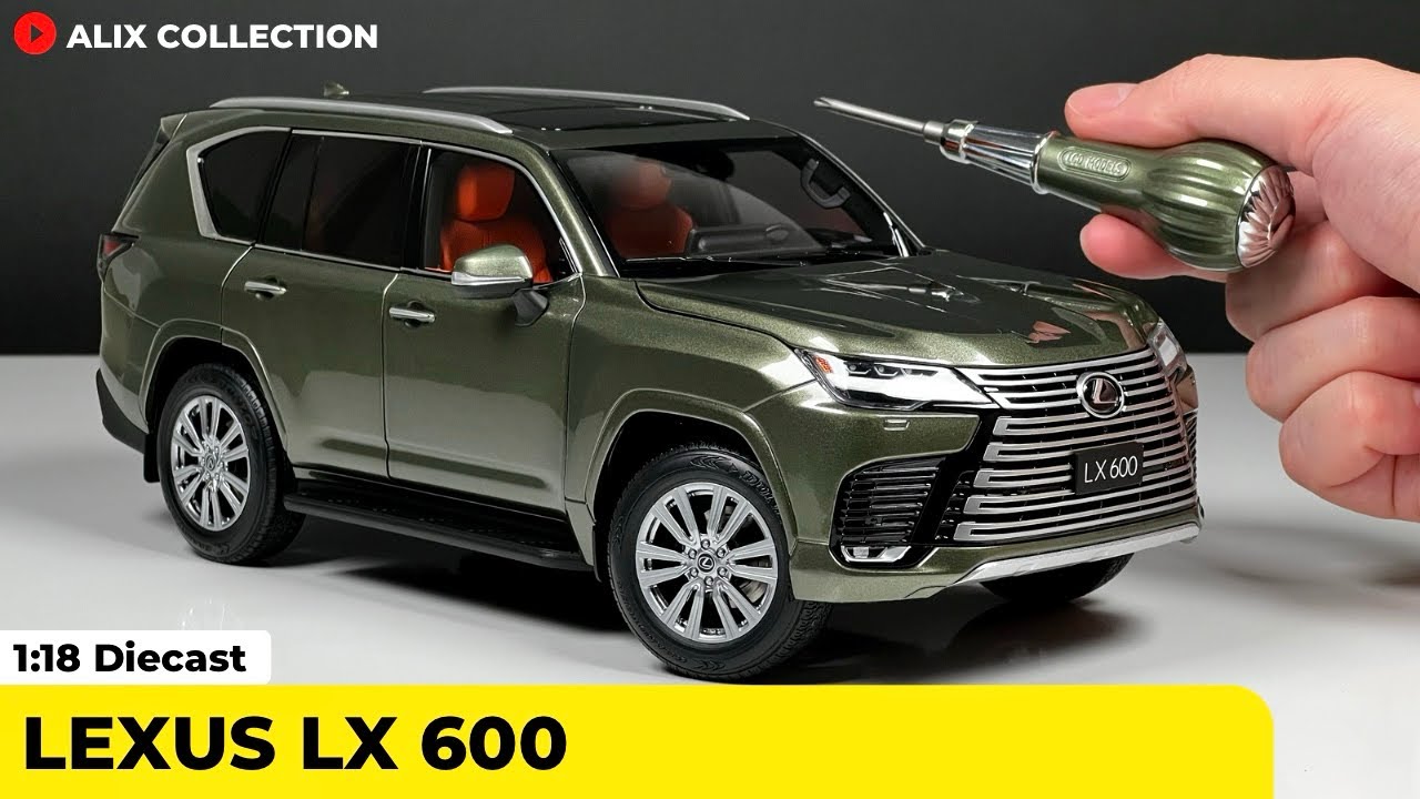 Unboxing of Lexus LX600 1:18 Diecast Model Car by LCD Models (4K