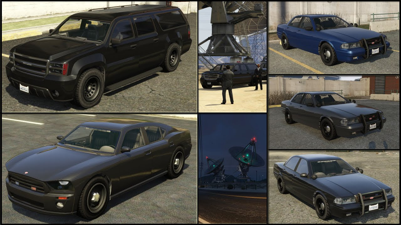 GTA 5: How to get the Unmarked Police Cruiser & FIB SUV [PS4]