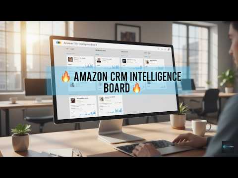 Amazon AI CRM Dashboard (Salesforce Style Product Intelligence System) #amazon #automation #python
