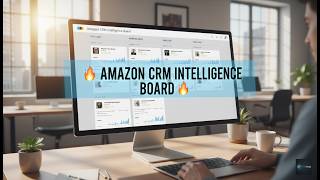 Amazon AI CRM Dashboard (Salesforce Style Product Intelligence System) #amazon #automation #python