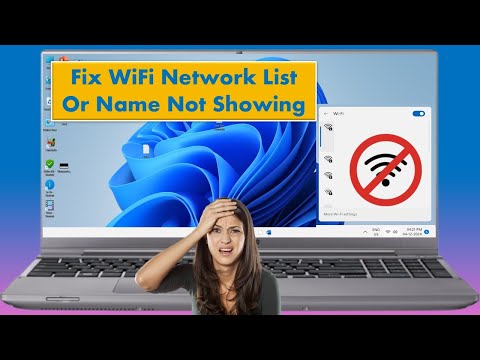 How to Fix WiFi Network List Or Name Not Showing in Windows WiFi Missing from Available Network by MJ Tube
