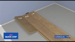 How to install Quick Step laminate flooring planks