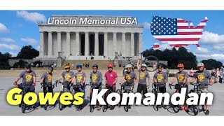 Gowes bareng Komandan di Washington DC Amerika Serikat