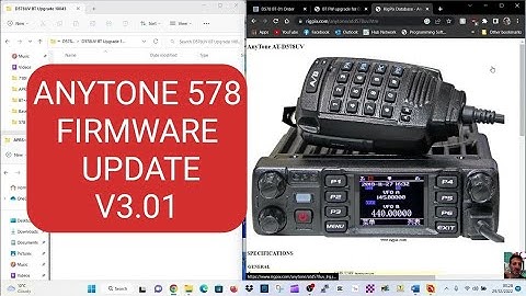ANYTONE 578 MK111 PRO FIRMWARE UPDATE V2.04 DECEMBER 2022