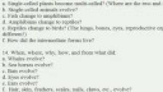 Rebuttal to 25 Questions for Evolutionists.