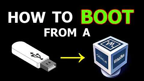How to boot from a USB flash drive to VirtualBox without third party programs | EdNic109