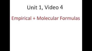 Empirical + Molecular Formulas, Practice Problem | Unit 1, Video 4 | Chem 14A