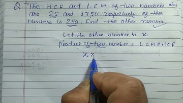 The HCf and LCM of two. number are 25 and 1750 respectively
