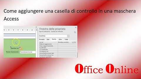 Come inserire una casella di controllo in una maschera Access