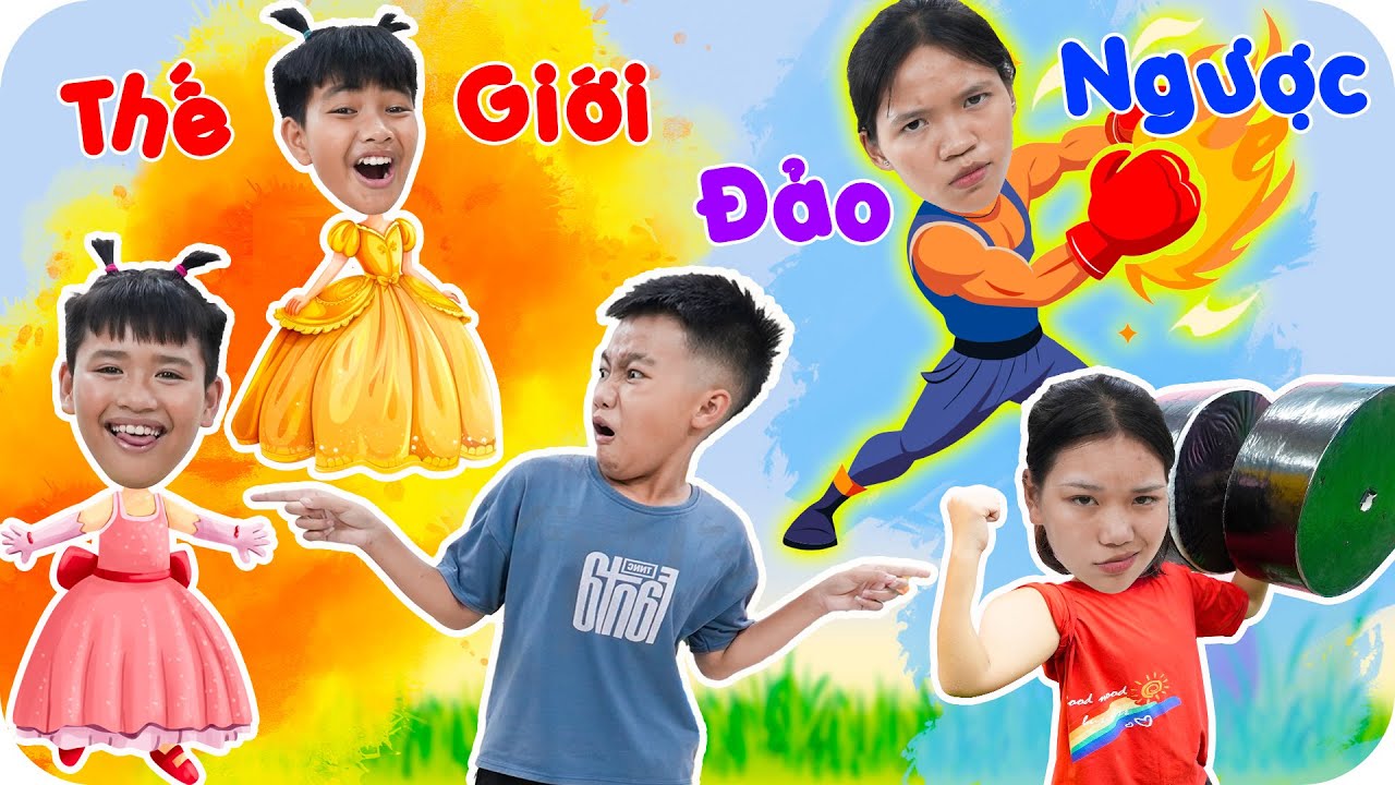 1 Ngày Lạc Vào Thế Giới Đảo Ngược Trong Mơ | Min Min TV Minh Khoa