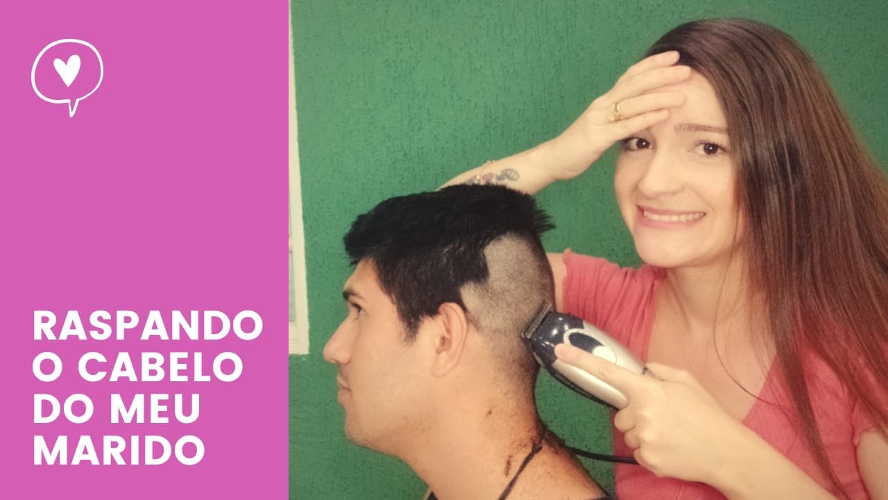 RASPANDO O CABELO DO MEU MARIDO EM CASA | OLHA NO QUE DEU